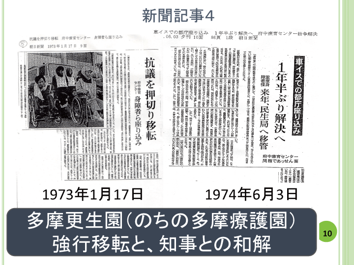 当事者主体をめぐる施設の５０年レポート画像