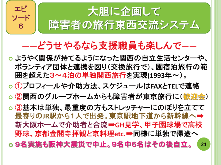 当事者主体をめぐる施設の５０年レポート画像