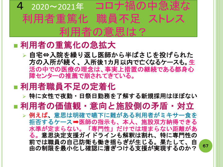 当事者主体をめぐる施設の５０年レポート画像