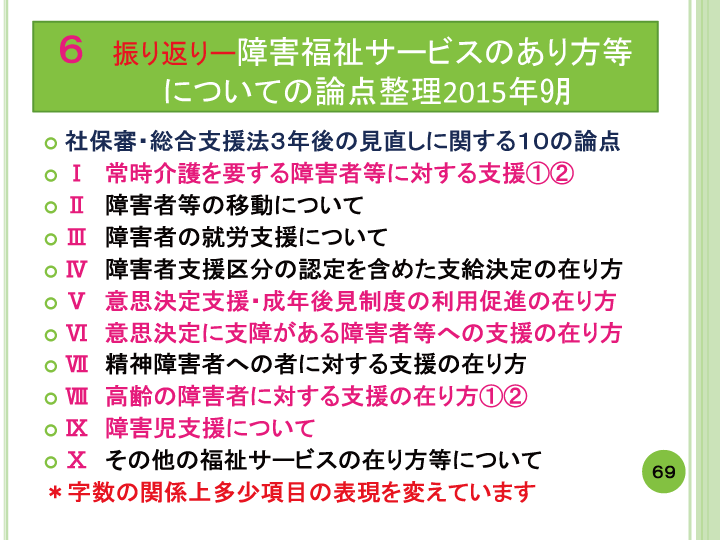 当事者主体をめぐる施設の５０年レポート画像