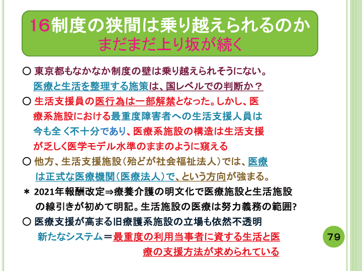 当事者主体をめぐる施設の５０年レポート画像